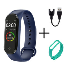 Load image into Gallery viewer, Digital watch M4 Sport Watch Heart Rate Blood Pressure Monitoring Male And Female Pedometer Bluetooth Anti-lost Cable Cell Phone

