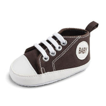 Load image into Gallery viewer, Classic Canvas Newborn Baby Boys Girls First Walkers Toddler Soft Sole Anti-slip Shoes

