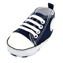 Load image into Gallery viewer, Classic Canvas Newborn Baby Boys Girls First Walkers Toddler Soft Sole Anti-slip Shoes
