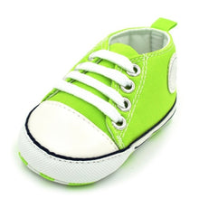 Load image into Gallery viewer, Classic Canvas Newborn Baby Boys Girls First Walkers Toddler Soft Sole Anti-slip Shoes
