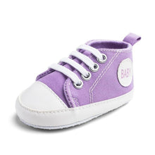 Load image into Gallery viewer, Classic Canvas Newborn Baby Boys Girls First Walkers Toddler Soft Sole Anti-slip Shoes
