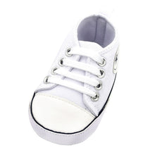 Load image into Gallery viewer, Classic Canvas Newborn Baby Boys Girls First Walkers Toddler Soft Sole Anti-slip Shoes
