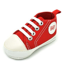 Load image into Gallery viewer, Classic Canvas Newborn Baby Boys Girls First Walkers Toddler Soft Sole Anti-slip Shoes
