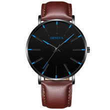 Load image into Gallery viewer, 2020 Minimalist Men's Fashion Ultra Thin Watches Simple Men Business Stainless Steel Mesh Belt Quartz Watch Relogio Masculino

