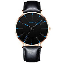Load image into Gallery viewer, 2020 Minimalist Men's Fashion Ultra Thin Watches Simple Men Business Stainless Steel Mesh Belt Quartz Watch Relogio Masculino
