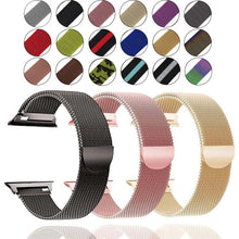 Load image into Gallery viewer, Band For Apple Watch 5 4 3 2 38MM 40MM 42MM 44MM Milanese Loop Bracelet Stainless Steel Bracelet strap for Iwatch accessories
