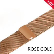 Load image into Gallery viewer, Band For Apple Watch 5 4 3 2 38MM 40MM 42MM 44MM Milanese Loop Bracelet Stainless Steel Bracelet strap for Iwatch accessories
