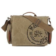 Load image into Gallery viewer, Manjianghong Leisure Canvas Men&#39;s Briefcase Bags Quality Guaranteed Man&#39;s Shoulder Bag Fashion Business Functional Messenger Bag

