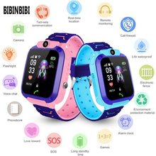 Load image into Gallery viewer, 2020 New BIBINBIBI kids smart watch touch screen camera Professional SOS call GPS positioning waterproof watch smart Watch
