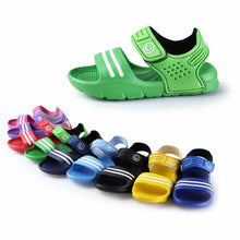 Load image into Gallery viewer, 2019 1Pair Casual Children Kids Shoes Baby Boy Closed Toe Summer Beach Sandals Flat  Girls Casual Closed Toe Beach Pool Flat PVC
