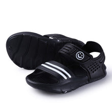 Load image into Gallery viewer, 2019 1Pair Casual Children Kids Shoes Baby Boy Closed Toe Summer Beach Sandals Flat  Girls Casual Closed Toe Beach Pool Flat PVC
