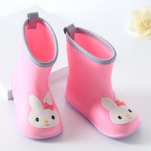 Load image into Gallery viewer, KushyShoo Classic Children's Shoes PVC Rubber Kids Baby Cartoon Shoes Water Shoes Waterproof Rain Boots Toddler Girl Rainboots
