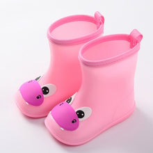 Load image into Gallery viewer, KushyShoo Classic Children's Shoes PVC Rubber Kids Baby Cartoon Shoes Water Shoes Waterproof Rain Boots Toddler Girl Rainboots
