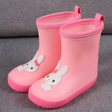 Load image into Gallery viewer, KushyShoo Classic Children's Shoes PVC Rubber Kids Baby Cartoon Shoes Water Shoes Waterproof Rain Boots Toddler Girl Rainboots
