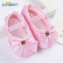 Load image into Gallery viewer, LONSANT Toddler Kid Baby Girl Rose Bowknot Elastic Band Newborn Walking Shoes E1120
