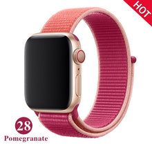 Load image into Gallery viewer, Band For Apple Watch Series 5 4 3 2 1 38MM 42MM watchband Breathable Nylon Strap Sport Loop for iwatch Bracelet 40MM 44MM
