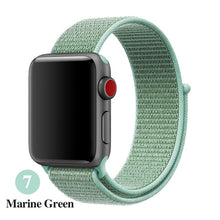 Load image into Gallery viewer, Band For Apple Watch Series 5 4 3 2 1 38MM 42MM watchband Breathable Nylon Strap Sport Loop for iwatch Bracelet 40MM 44MM
