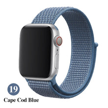 Load image into Gallery viewer, Band For Apple Watch Series 5 4 3 2 1 38MM 42MM watchband Breathable Nylon Strap Sport Loop for iwatch Bracelet 40MM 44MM
