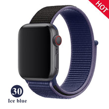 Load image into Gallery viewer, Band For Apple Watch Series 5 4 3 2 1 38MM 42MM watchband Breathable Nylon Strap Sport Loop for iwatch Bracelet 40MM 44MM
