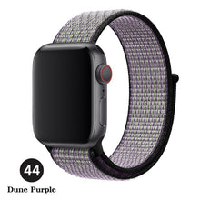 Load image into Gallery viewer, Band For Apple Watch Series 5 4 3 2 1 38MM 42MM watchband Breathable Nylon Strap Sport Loop for iwatch Bracelet 40MM 44MM
