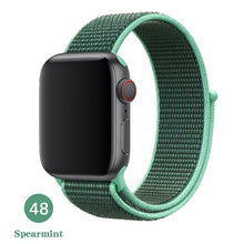 Load image into Gallery viewer, Band For Apple Watch Series 5 4 3 2 1 38MM 42MM watchband Breathable Nylon Strap Sport Loop for iwatch Bracelet 40MM 44MM

