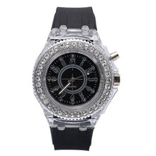 Load image into Gallery viewer, Led Flash Luminous Watches Personality Trends Students Lovers Jellies Woman Men's Watches 7 color Light WristWatch Kids
