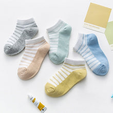 Load image into Gallery viewer, Cotton Baby Girls Socks Thin Summer Breathable Mesh Kids Toddler Socks Cute Cartoon Children Socks Infant Clothing 5Pairs/lot
