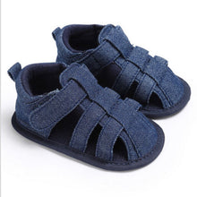 Load image into Gallery viewer, Kids Newborn Baby Boys Fashion Summer Soft Crib Shoes First Walker Anti Slip Sandals Shoe
