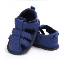 Load image into Gallery viewer, Kids Newborn Baby Boys Fashion Summer Soft Crib Shoes First Walker Anti Slip Sandals Shoe
