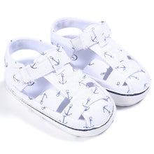 Load image into Gallery viewer, Kids Newborn Baby Boys Fashion Summer Soft Crib Shoes First Walker Anti Slip Sandals Shoe
