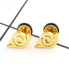 Load image into Gallery viewer, High Grade Stainless steel Stud Earrings Naruto Anime For Women Girls Fashion Geometric Ear Jewelry Birthday Gifts
