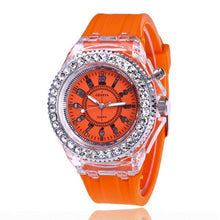 Load image into Gallery viewer, Led Flash Luminous Watches Personality Trends Students Lovers Jellies Woman Men's Watches 7 color Light WristWatch Kids
