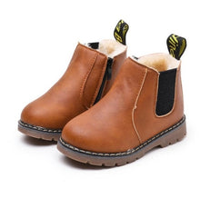 Load image into Gallery viewer, Children Snow Boots 2020 Autumn Winter Cotton Shoes Boys Girls Waterproof Non-slip Ankle Boots Kids Leather Boots Fashion
