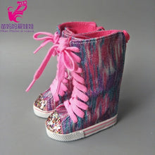 Load image into Gallery viewer, fit for 18 inch Girls Dolls Snow Boots shoes for doll accessories baby doll winter Chirstmas shoes
