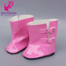 Load image into Gallery viewer, fit for 18 inch Girls Dolls Snow Boots shoes for doll accessories baby doll winter Chirstmas shoes
