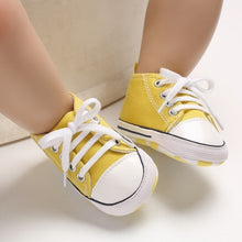 Load image into Gallery viewer, Canvas Baby Sports Sneaker Newborn Baby Girls Shoes boys First Walkers Shoes Infant Toddler Soft Sole Anti-slip  baby moccasins
