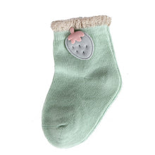 Load image into Gallery viewer, Baby Socks Cotton Socks Girls Boys Newborn Socks Cartoon Decoration Boneless Suture Children Infant Socks Baby Clothing
