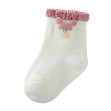 Load image into Gallery viewer, Baby Socks Cotton Socks Girls Boys Newborn Socks Cartoon Decoration Boneless Suture Children Infant Socks Baby Clothing
