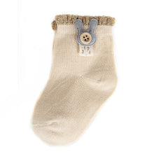 Load image into Gallery viewer, Baby Socks Cotton Socks Girls Boys Newborn Socks Cartoon Decoration Boneless Suture Children Infant Socks Baby Clothing
