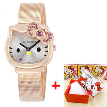 Load image into Gallery viewer, High Quality Cartoon Cute Mesh Stainless Steel Band Quartz Watch Children Kids Girls Boys Casual Bracelet Wristwatch Relogio
