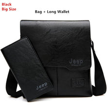 Load image into Gallery viewer, JEEP BULUO Man's Bag 2PC/Set Men Leather Messenger Shoulder Bags Business Crossbody Casual Bags Famous Brand Male Drop Shipping
