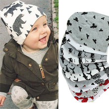 Load image into Gallery viewer, 2020 Brand Baby Cap Cartoon Animal Double Printting Cotton Knit Beanie Hats For Toddler Boy Girls Spring Autumn Winter Headwear
