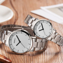 Load image into Gallery viewer, Minimalist Couple Watch Men Women Stainless Steel Band Watch Lady Simple Lover Pair Watch Anniversary Gift To Husband and Wife

