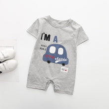 Load image into Gallery viewer, Baby Rompers Summer Style Powered Baby Boy Girl Clothing Newborn Infant giraffe Short Sleeve Clothes 3-6-9-12-18 Months

