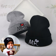 Load image into Gallery viewer, Letter Baby Autumn Winter Hats Boys Girls Knitted Warm Bonnet Cap Infant Toddler Baby Beanie Kids Children Hat Casquette Enfant
