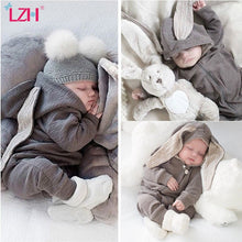 Load image into Gallery viewer, LZH Infant Clothing Baby Boys Clothes Autumn Winter Newborn Baby Rompers For Baby Girls Jumpsuit Halloween Baby Costume 0-2 Year

