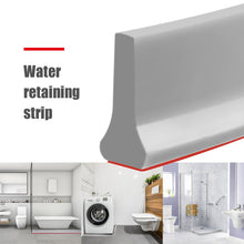 Load image into Gallery viewer, Bathroom Kitchen Water Stopper Dry and Wet Separation Silicone Water Barriers Floor Partition White Strips Tool
