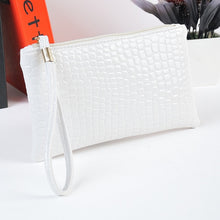 Load image into Gallery viewer, Classic Small Envelope Clutch Bags Women Evening Bag Soft PU Leather Zipper Crocodile Coins Purses Women Business Casual Handbag
