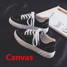 Load image into Gallery viewer, 2020 spring new white shoes women's autumn models explosion models flat shoes Korean students wild canvas tide shoes shoes
