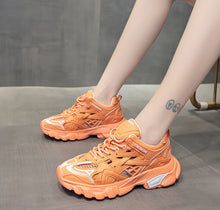 Load image into Gallery viewer, BLWBYL Chunky Sneakers Women 2020 Trendy Design Casual Shoes Pink Summer Chunky Shoe Height Increase Women's Sneakers

